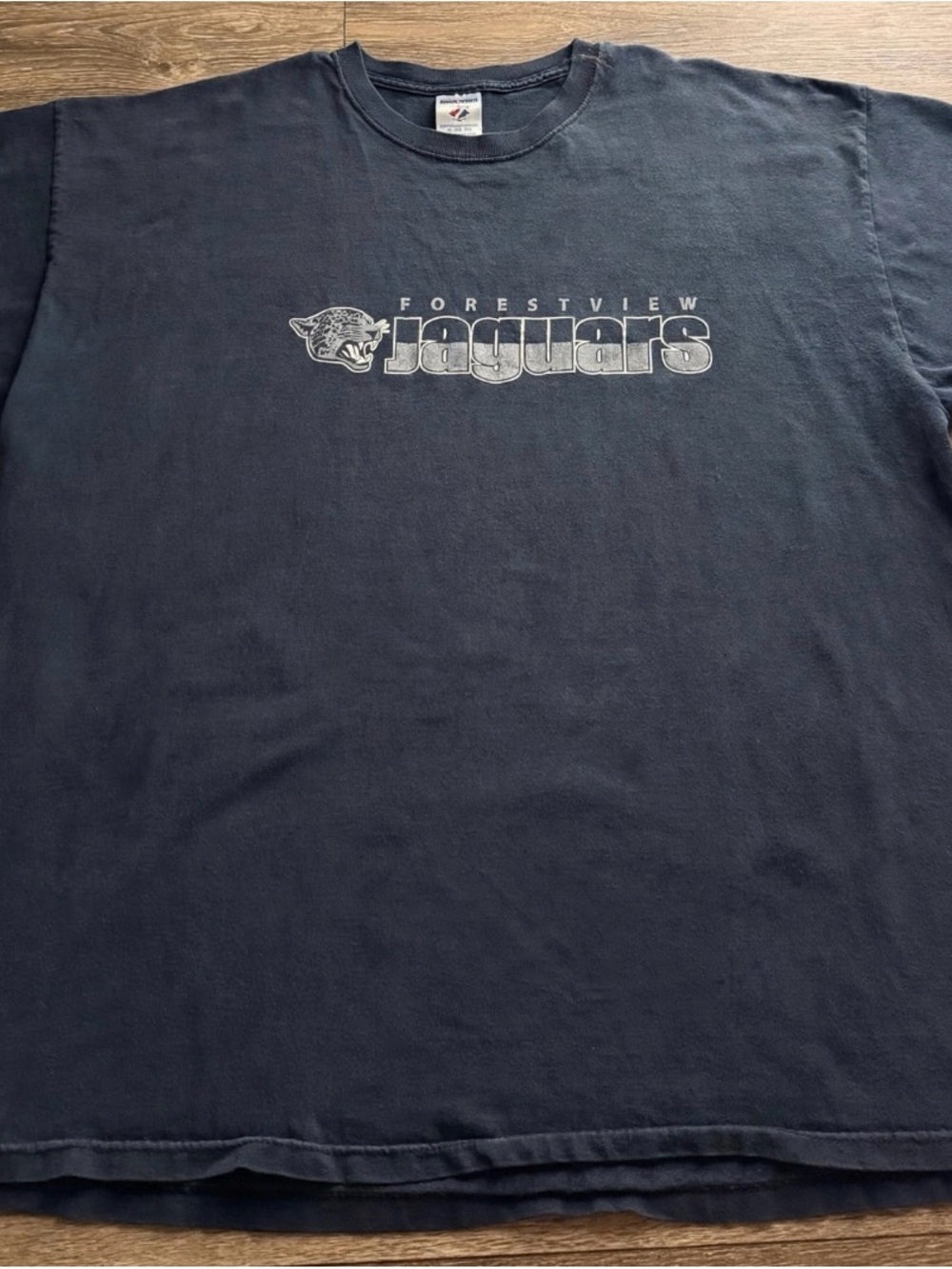 Jerzees Navy Forestview Jaguars Short Sleeve Tee